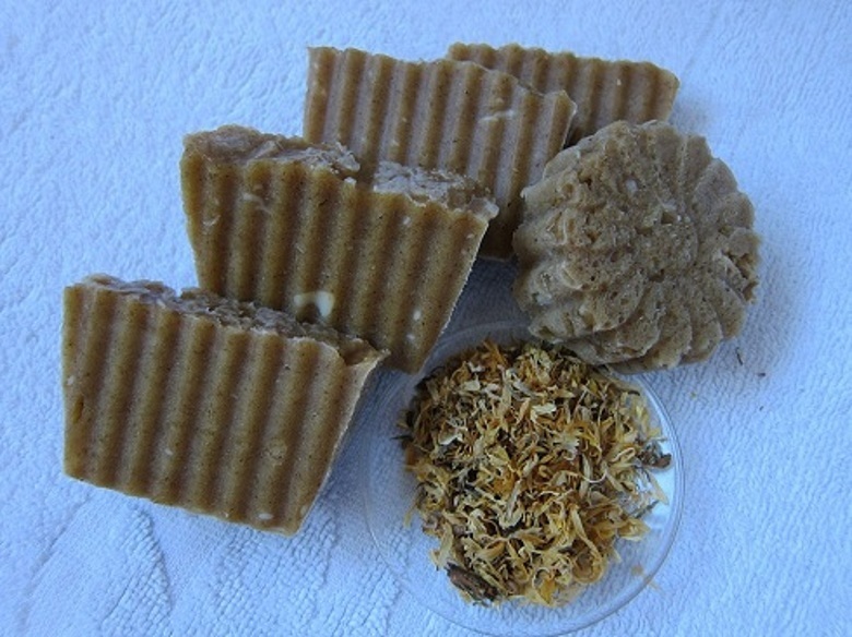 Натуральное мыло с календулой