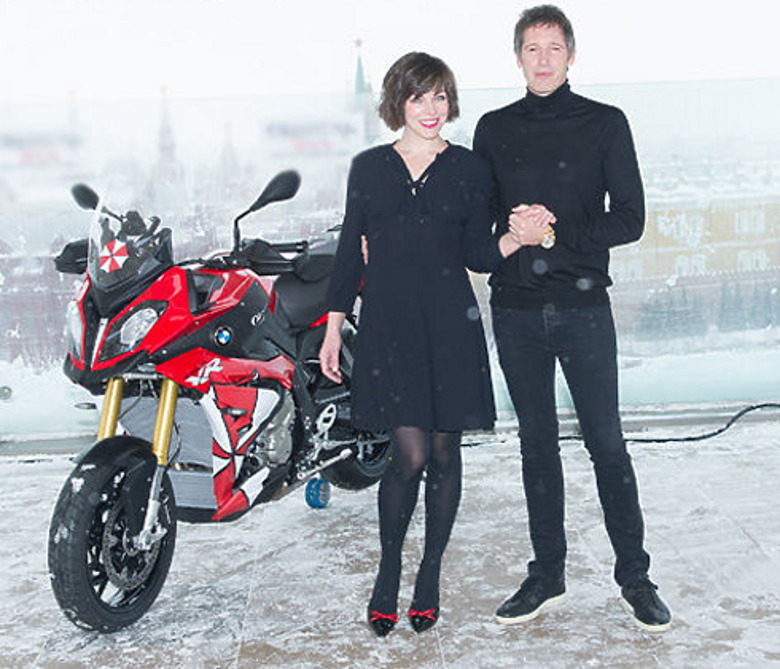 Милла Йовович и Пол У. С. Андерсон в Москве