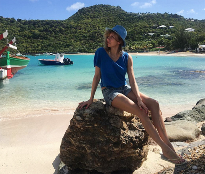 Светлана Бондарчук на отдыхе