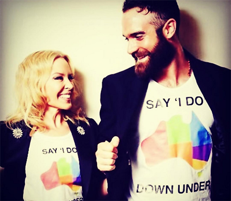 Кайли Миноуг и Джошуа Сасс