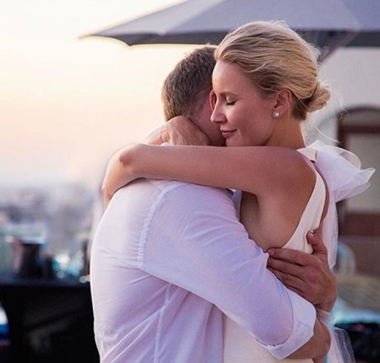 Лена летучая с мужем