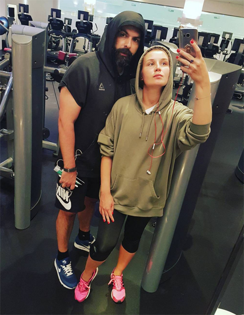 Певица с мужем перешли на спортивный режим