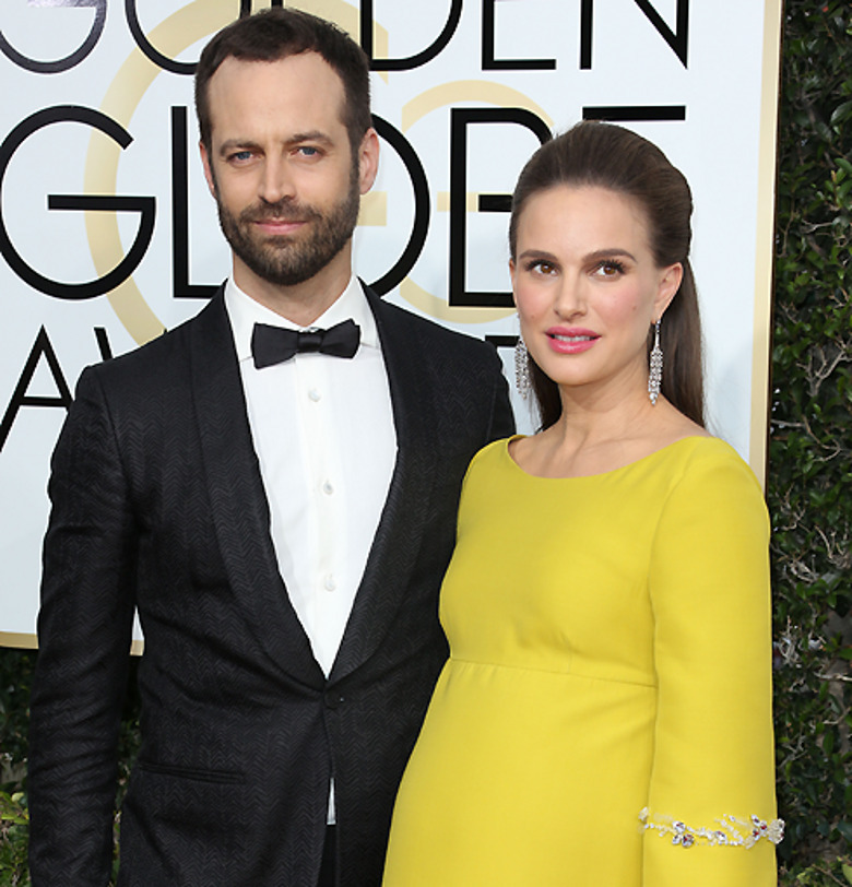 Натали Портман с мужем Бенжамином Мильпье