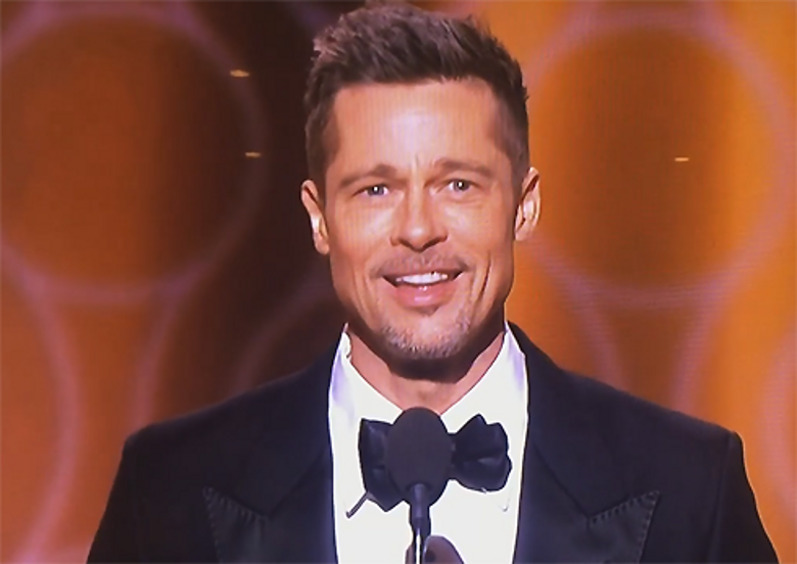 Брэд Питт на премии «Золотой глобус»