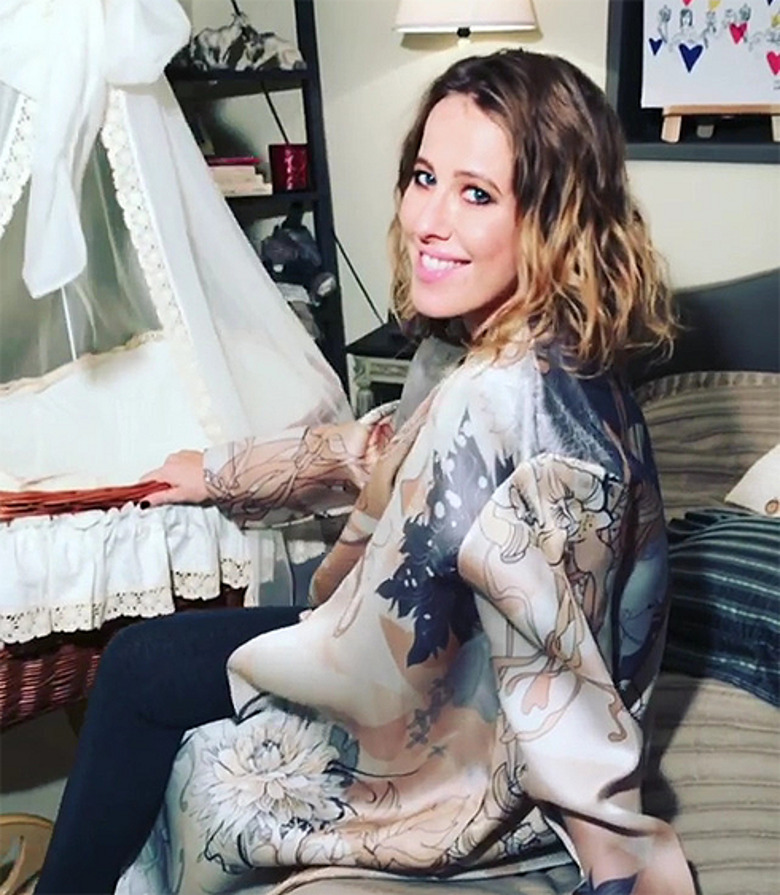 Ксения Собчак счастлива быть матерью 