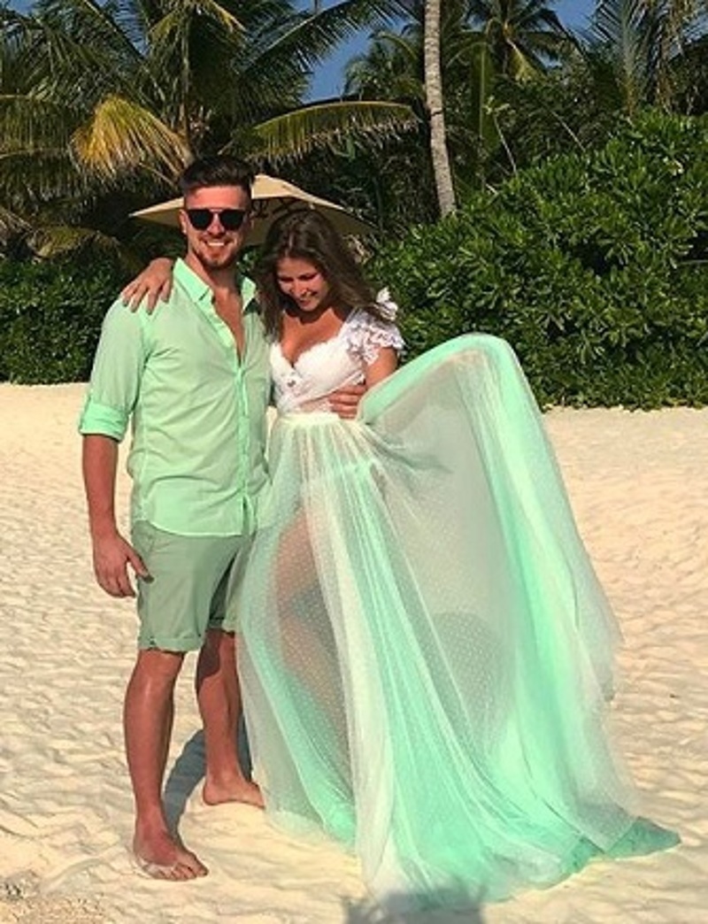 Платье в цвет океана