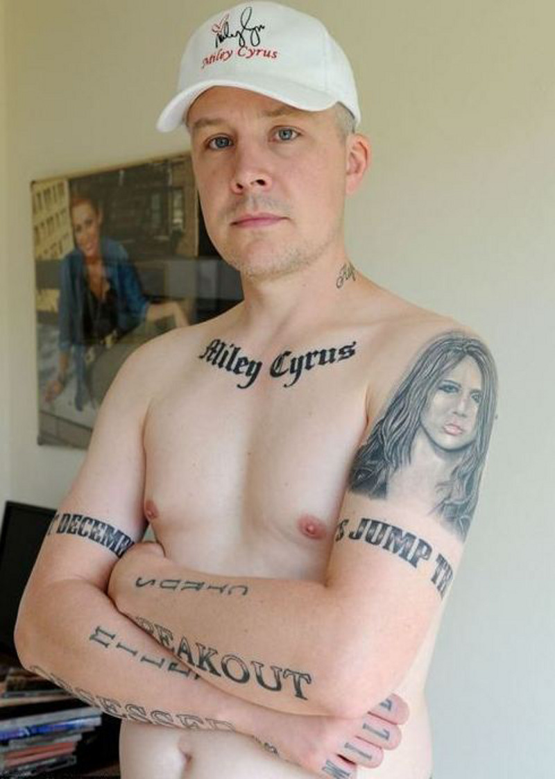 Татуировки в честь Майли Сайрус