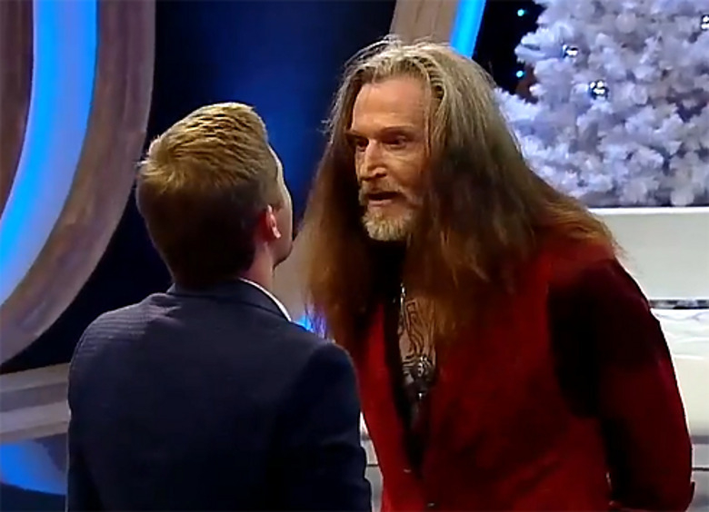 Борис Корчевников и Никита Джигурда на съемках шоу