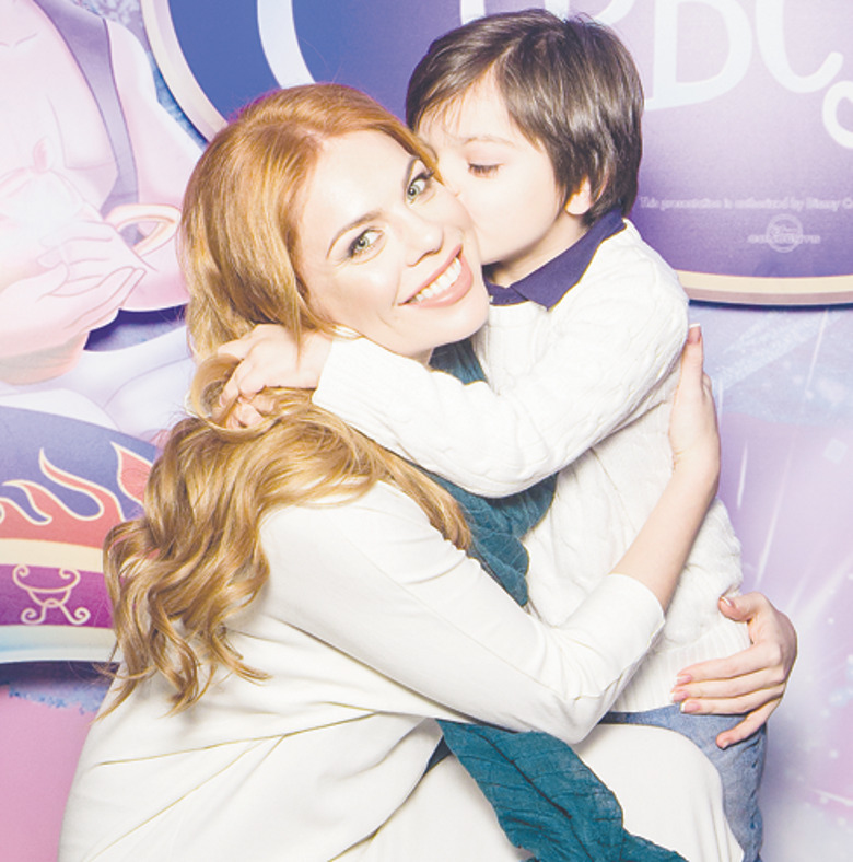 Анастасия Стоцкая с сыном