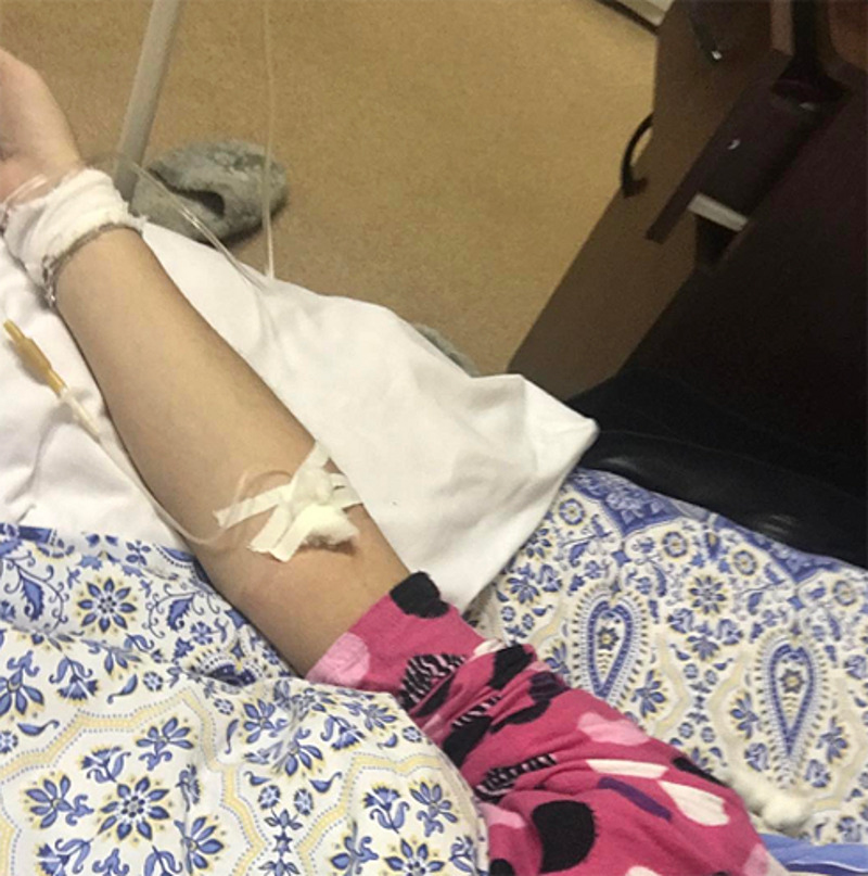 Певица в больнице