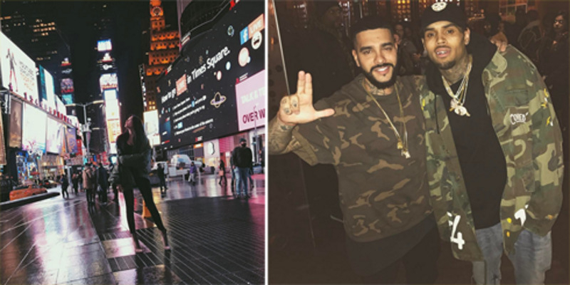 Тимати и Анастасия Решетова одновременно публикуют снимки из Нью-Йорка