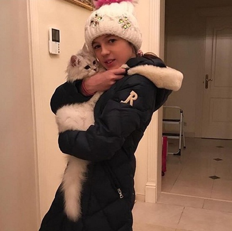 Ариадна с любимым котом