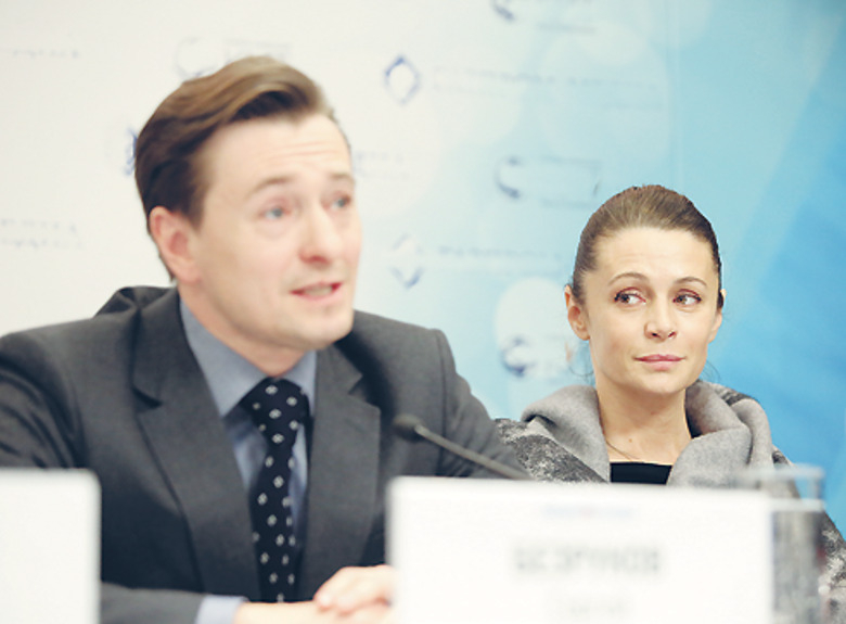 Сергей Безруков и Оксана Фандера