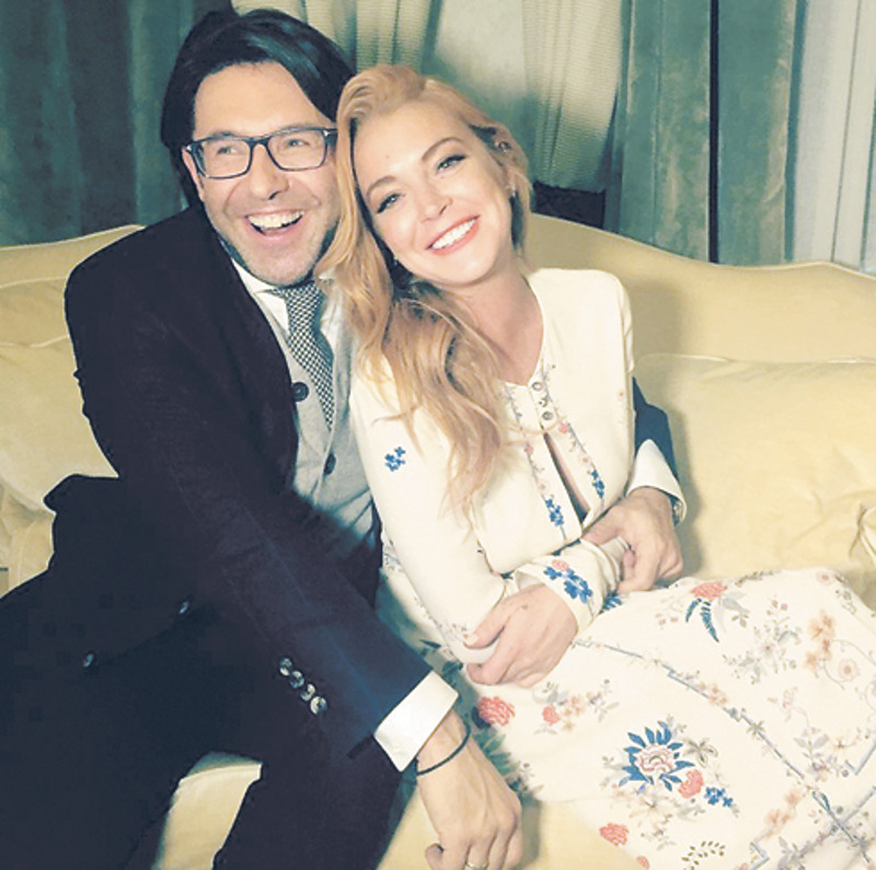 Андрей Махалов и Линдсей Лохан