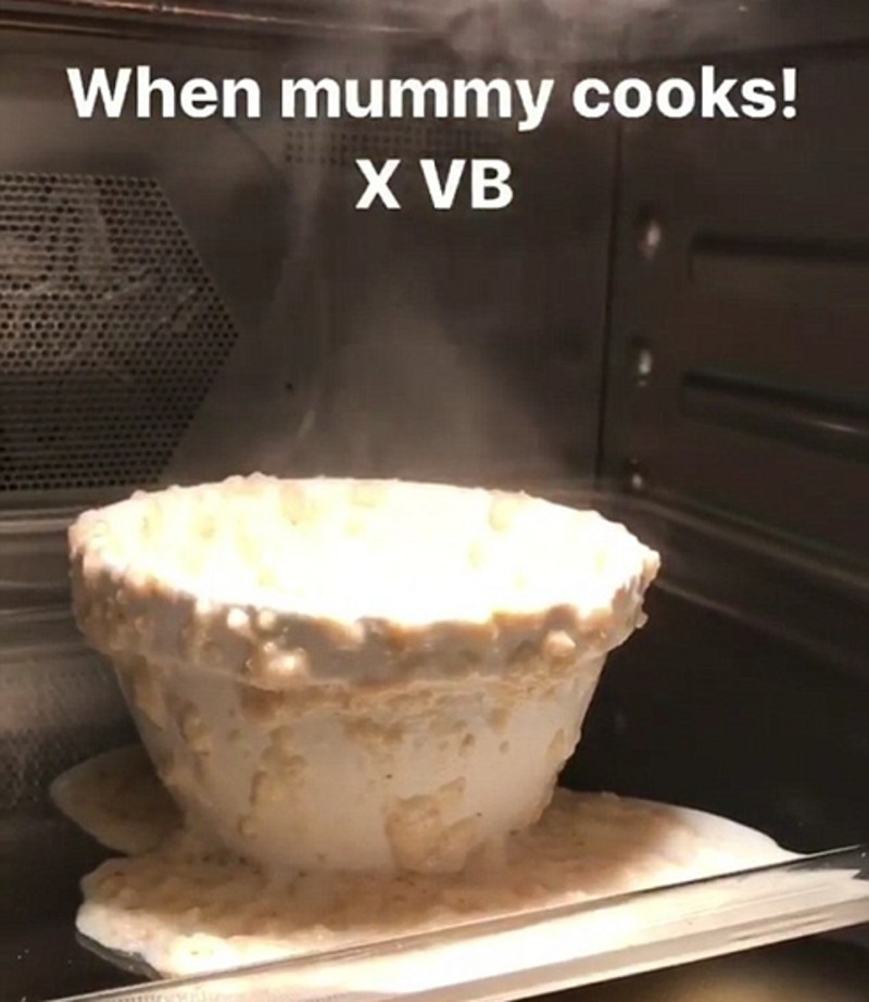 Виктория Бекхэм потерпела фиаско на кухне