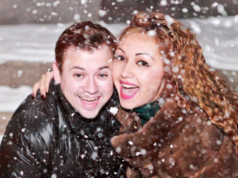 Андрей Гайдулян с женой Дианой