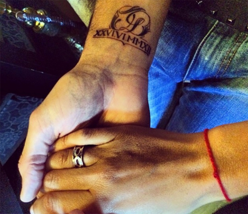 Так выглядела в свое время татуировка в честь любимой жены