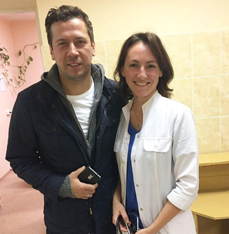 Мерзликин со своим лечащим врачом в Нижнем Новгороде