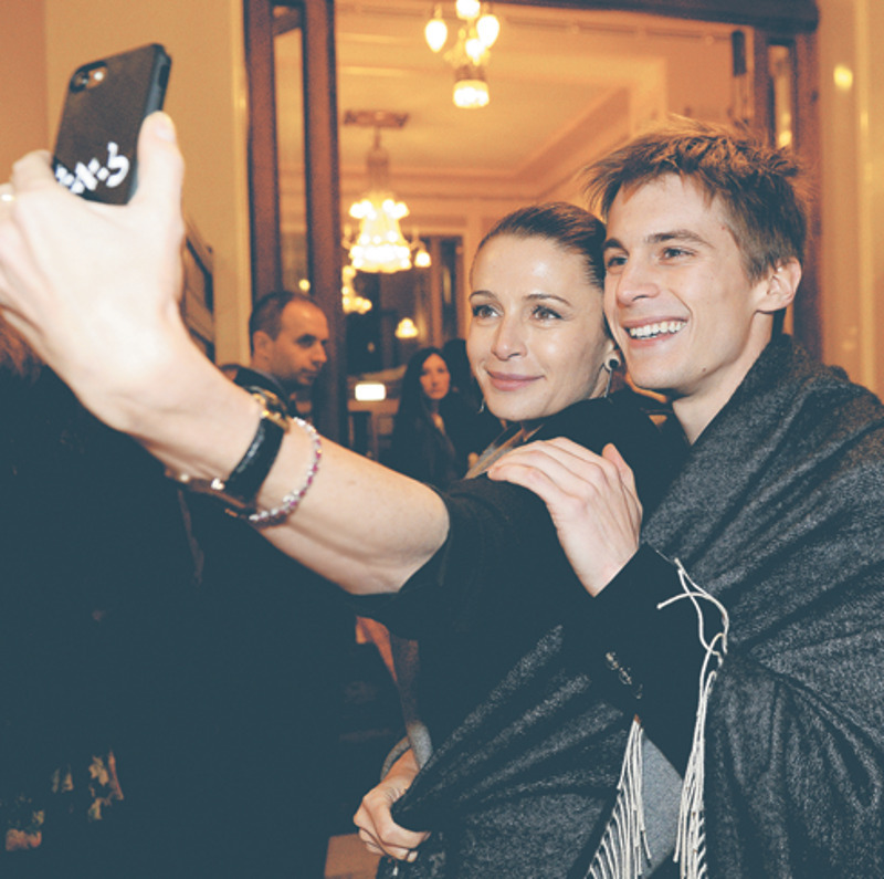 Оксана Фандера и Иван Янковский