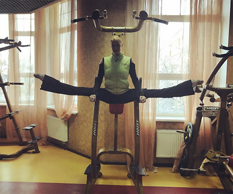 Балерина пропагандирует здоровый образ жизни, творчество и спорт