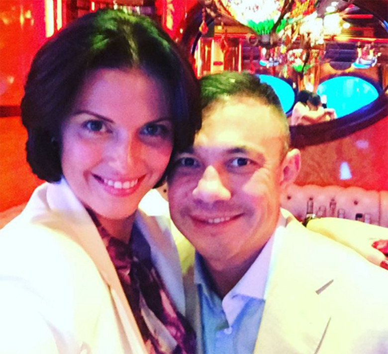 Костя Цзю с женой Татьяной