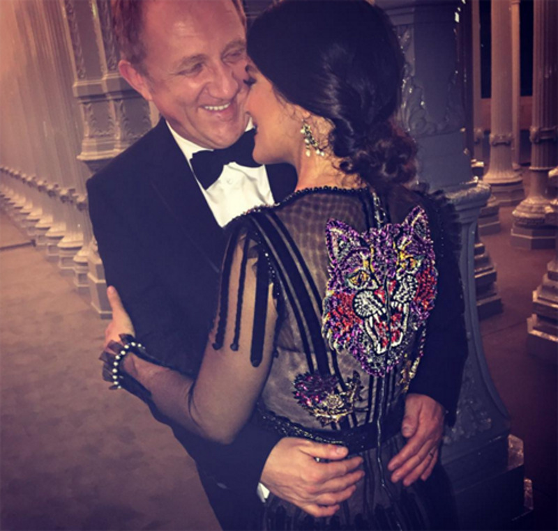 Сальма Хайек и Франсуа-Анри Пино