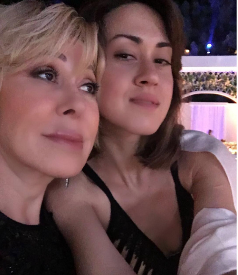 Артистка со своей дочерью Татьяной