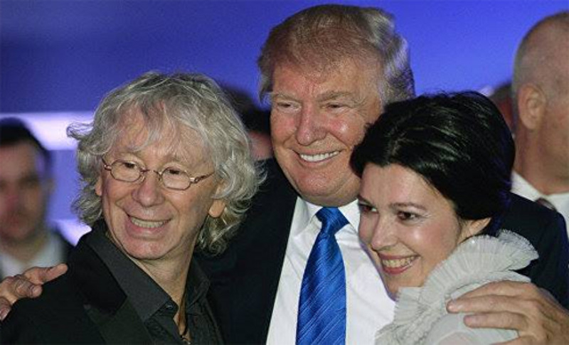 Аркадий Укупник с женой и Дональдом Трампом