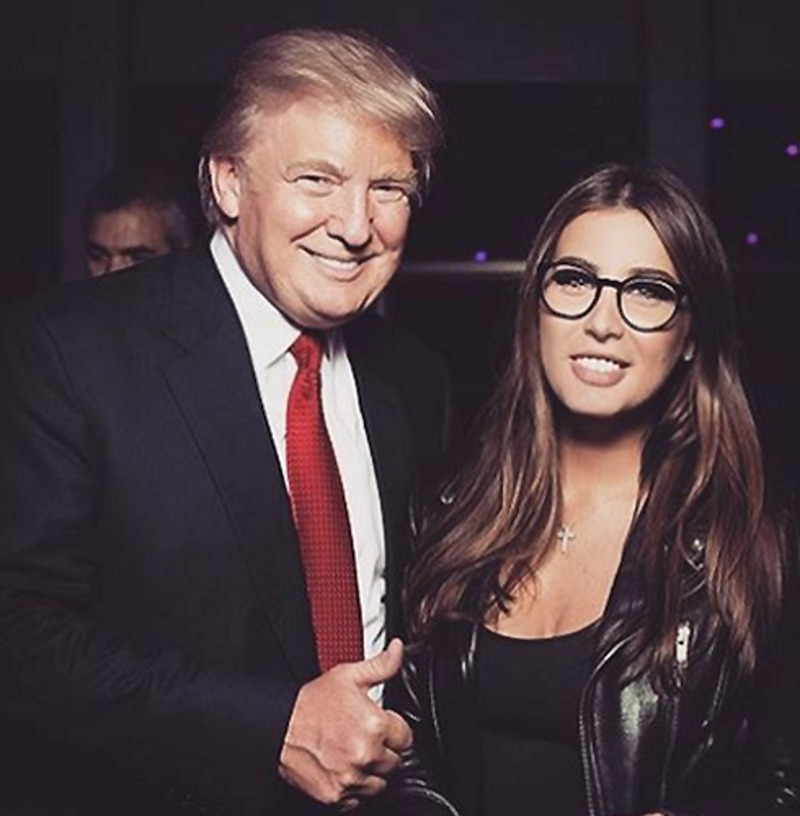 Дональд Трамп и Кети Топурия