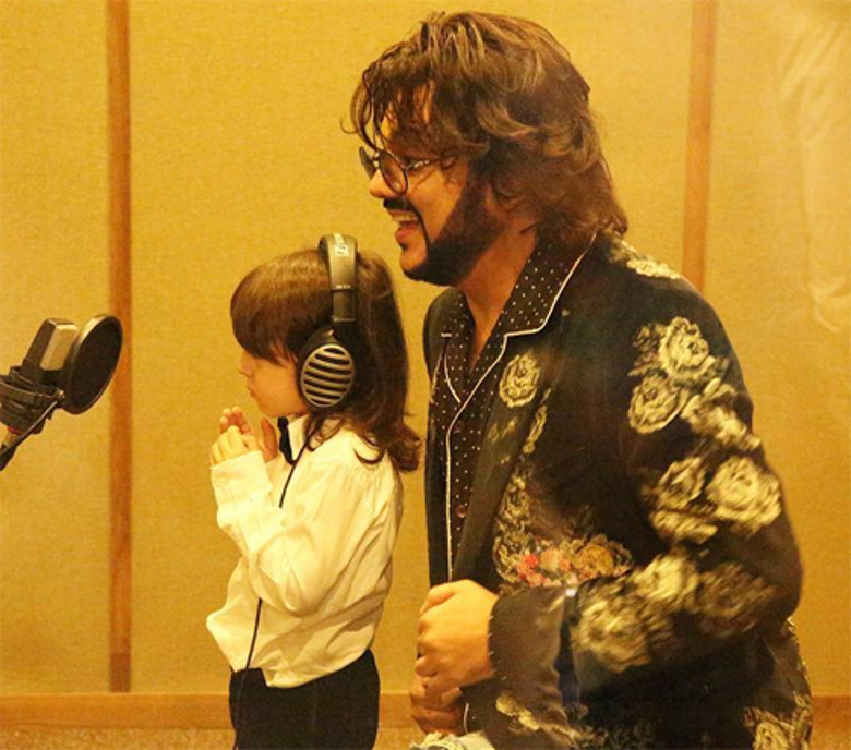 Филипп киркоров с сыном Мартином записали в студии песню