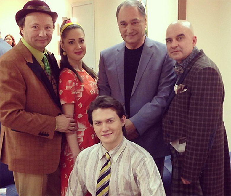 Юрий Гальцев с Марией Насыровой, коллегами и друзьями