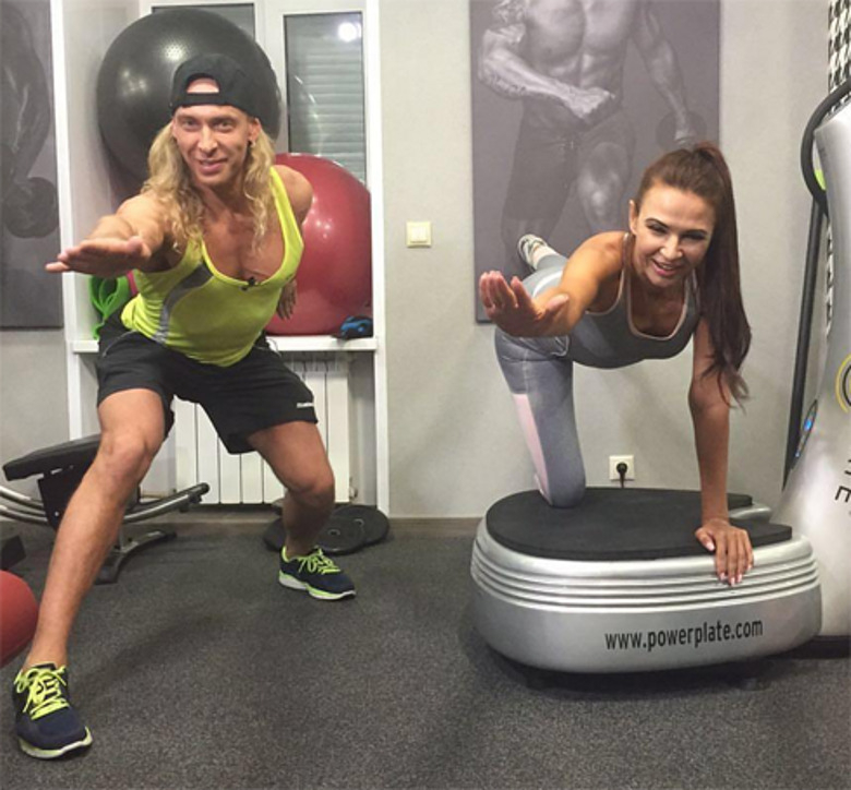 Тарзан и Эвелина Бледанс устроили совместную тренировку