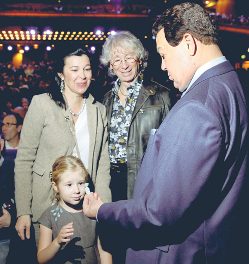 Аркадий Укупник с семьей и Иосиф Кобзон