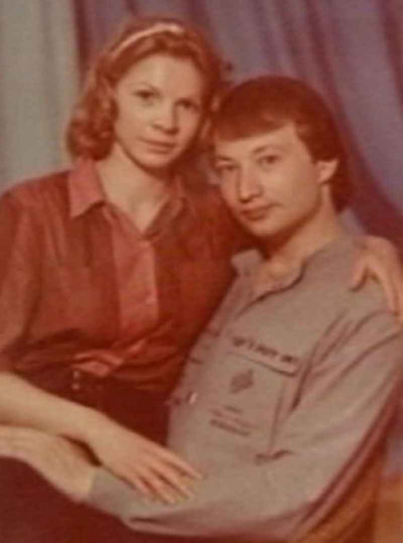 Юморист со своей женой Ириной Ракшиной