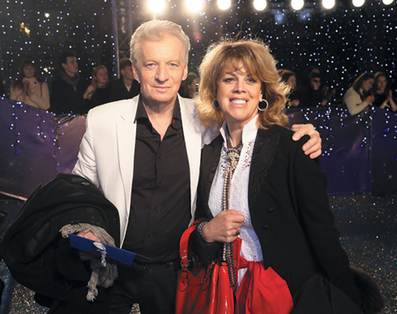 Любовь Казарновская с мужем Робертом Росциком