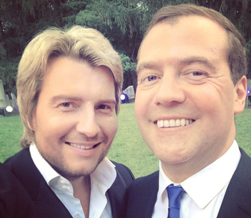 Николай Басков и Дмитрий Медведев