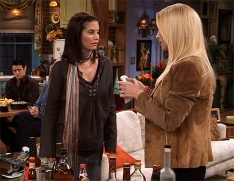 В 10 сезоне сериала Кортни Кокс уже была беременна