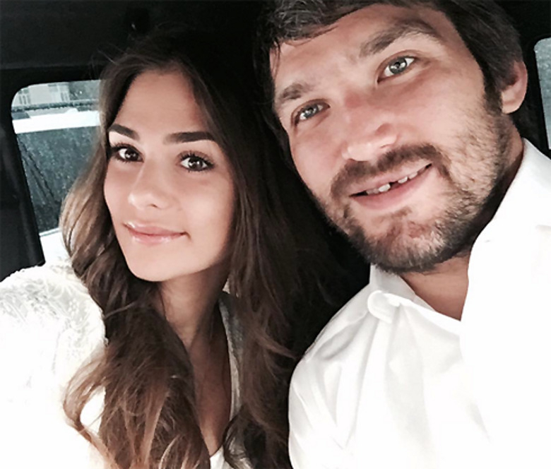 Александр Овечкин и Анастасия Шубская