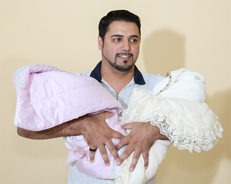 У Александра Бердникова родились девочки-двойняшки