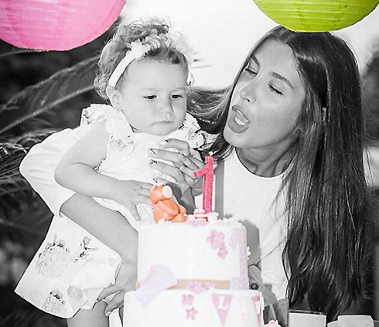 Кети Топурия с дочерью Оливией