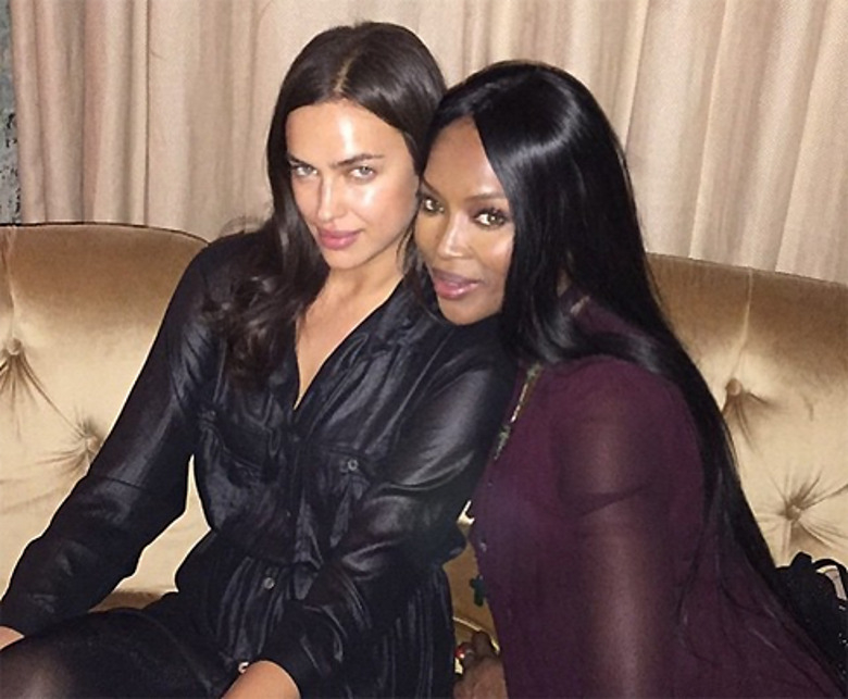 Ирина Шейк и Наоми Кэмпбелл