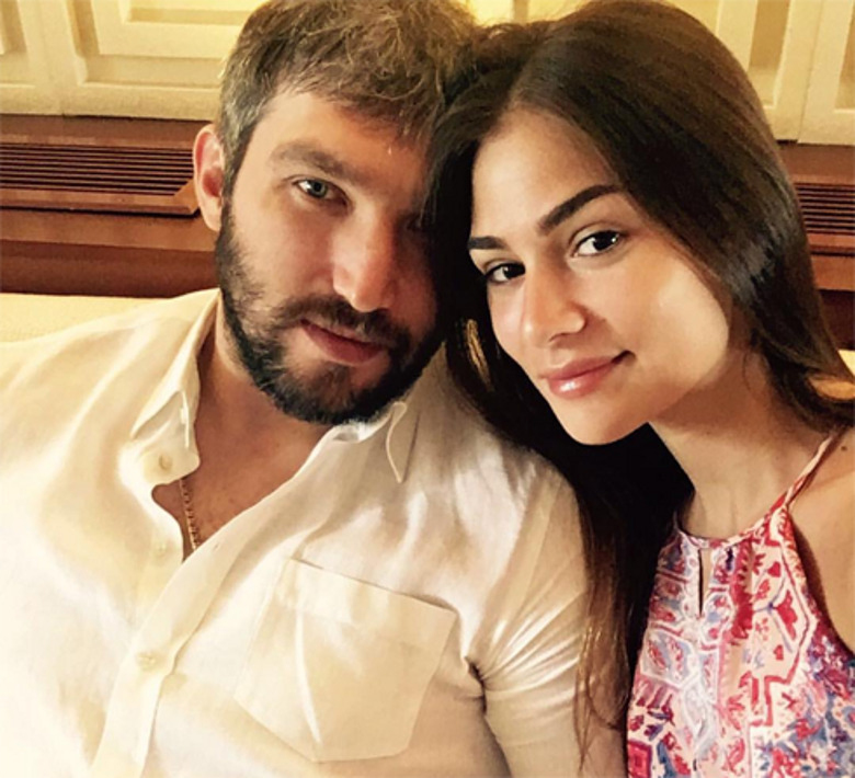 Анастасия Шубская и Александр Овечкин