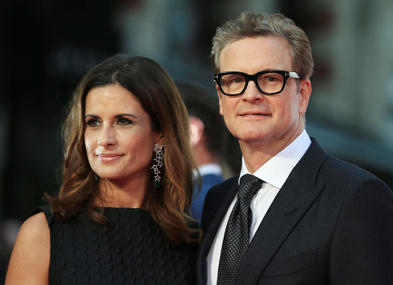 С итальянкой Ливией Джунджоли Ферт вместе уже почти двадцать лет. У пары двое детей