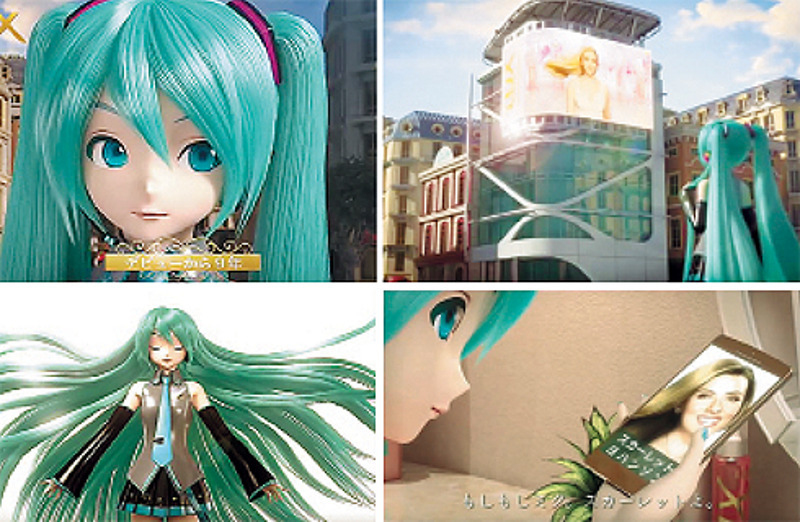 Скарлетт Йоханссон в рекламном ролике