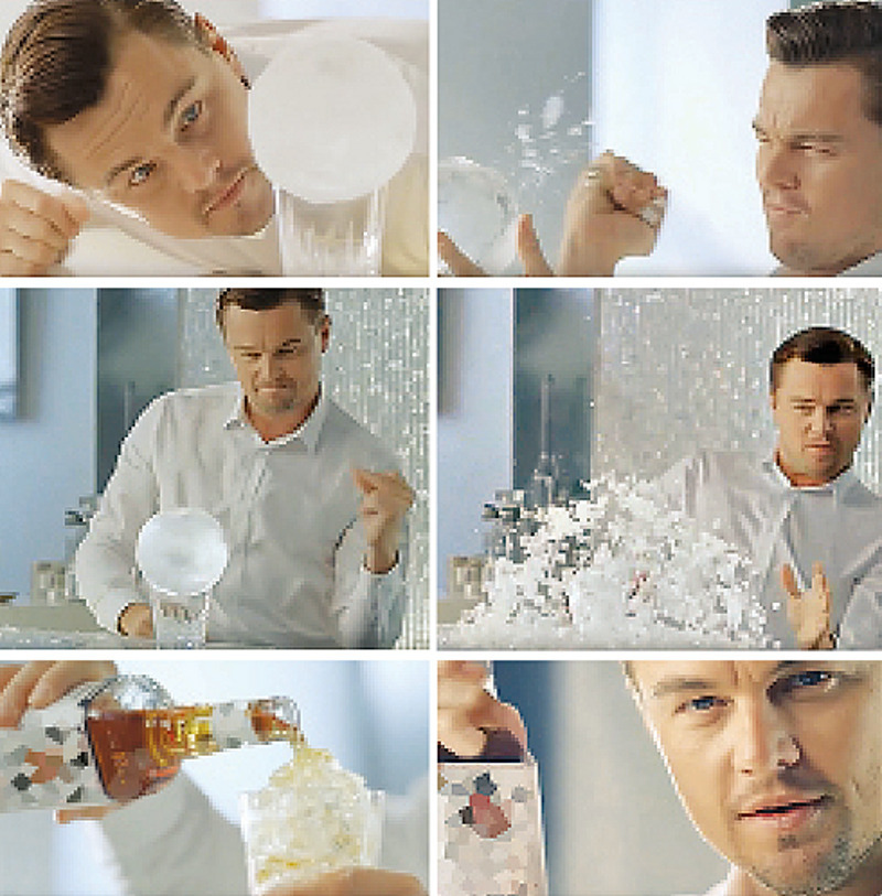 Леонардо Ди Каприо в рекламном ролике