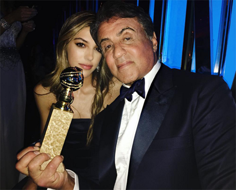 Сильвестр Сталлоне с дочерью Систин