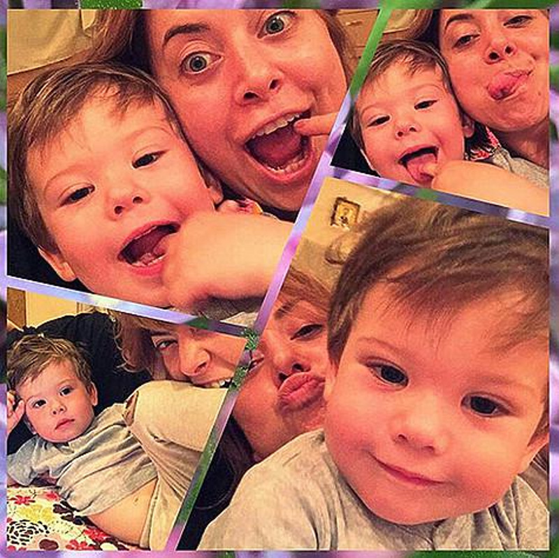 Наталья Фриске с сыном Жанны Платоном