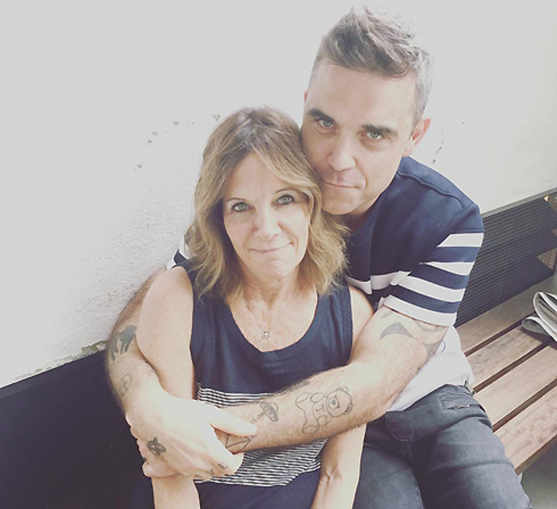 Робби Уильямс с тещей