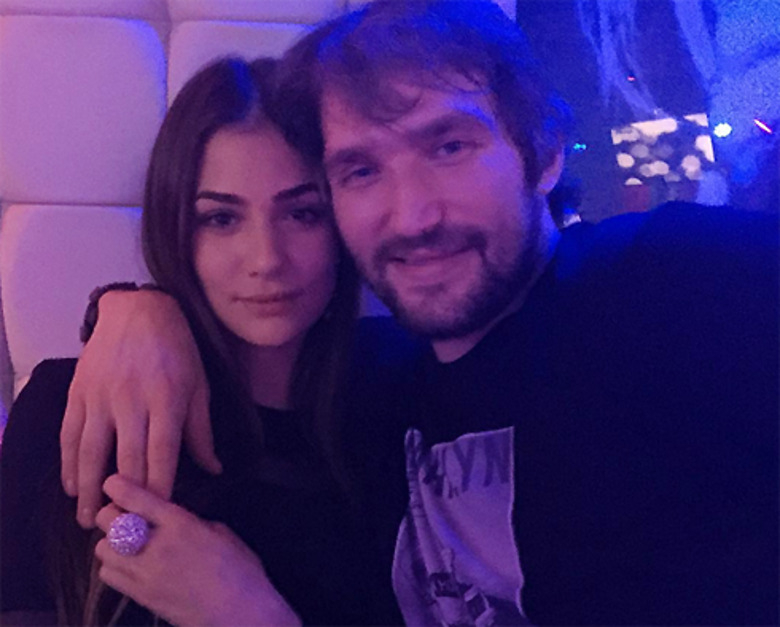 Анастасия Шубская и Александр Овечкин