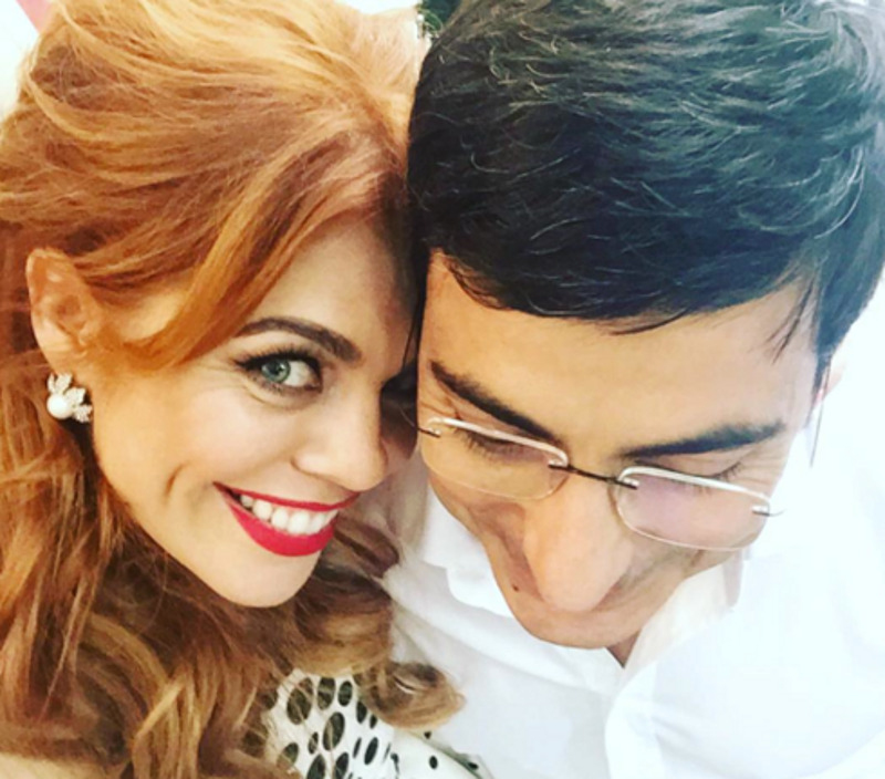 Артистка с мужем, бизнесменом Сергеем